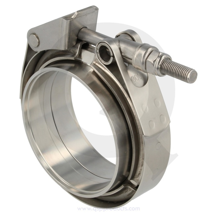 V-Bandskit Rostfritt \'\'Quick Release\'\' QSP i gruppen Universala produkter / Tuning / Avgas & Grenrör / V-Band & Tillbehör / V-bandsklämmor & Kit hos DDESIGN Scandinavia AB (QHKVQ)
