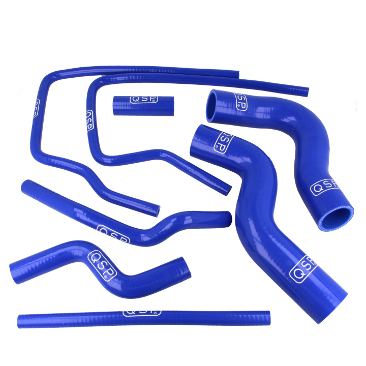 QHSUC-87B Impreza GC8 (Typ 3-6) 97-00 Kylarslangset (9st Slangar) Blå QSP Products