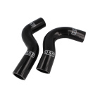 Impreza GC8 (Typ 3-6) 97-00 Kylarslangar (2st Slangar) Svart QSP Products