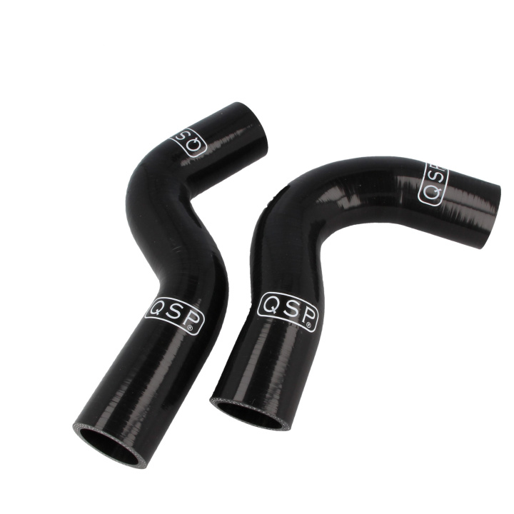 QHSUC-87Z-radiator Impreza GC8 (Typ 3-6) 97-00 Kylarslangar (2st Slangar) Svart QSP Products