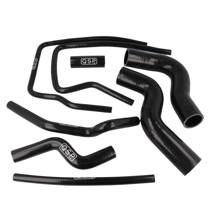 QHSUC-87Z Impreza GC8 (Typ 3-6) 97-00 Kylarslangset (9st Slangar) Svart QSP Products