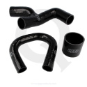 Impreza GC8 (Typ 3-6) Intercoolerslangar (3st Slangar) Svart QSP Products