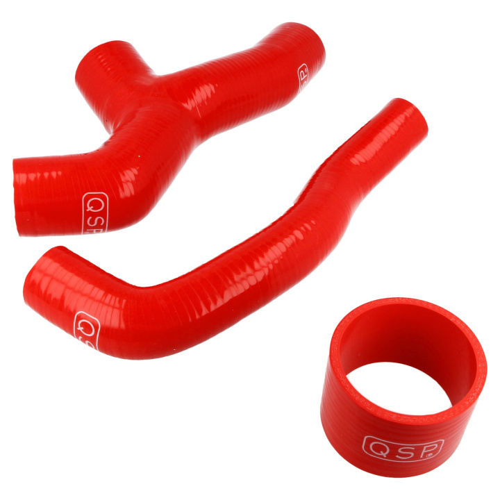 QHSUT-332R Impreza GD 2,5L 06-07 Intercoolerslangar (3st Slangar) Röd QSP Products