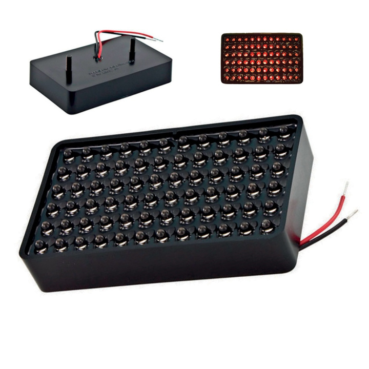 QLERE LED-ljus Rektangulär FIA-godkänt QSP