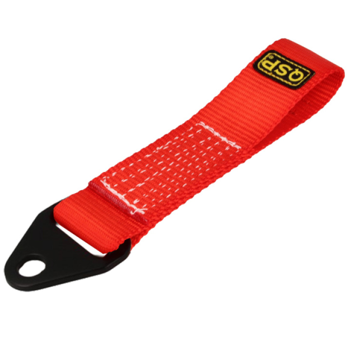 QRPULL1HD Bogserögla / Tow Strap 30cm Röd QSP