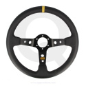 Läderratt 90mm Djup 3-Ekrad, Svart QSP Products