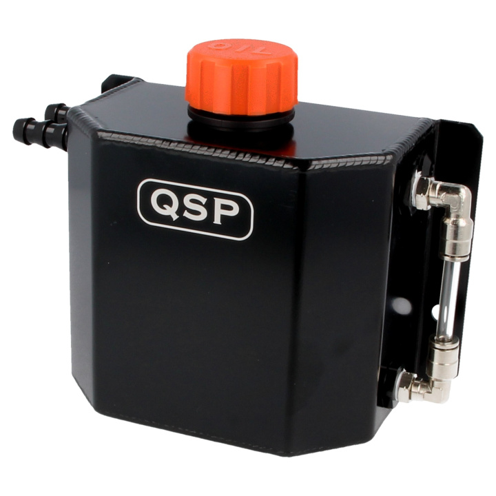 Oljetank Aluminium - 1 liter - D10 Anslutning QSP Products i gruppen Universala produkter hos DDESIGN Scandinavia AB (QTANK-34BLK)