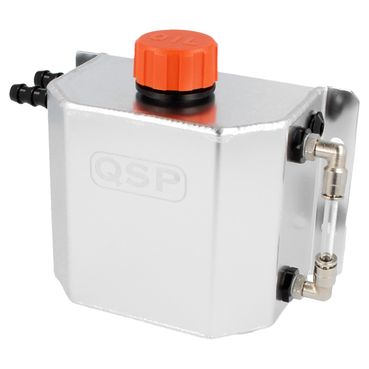Oljetank Aluminium - 1 liter - D10 Anslutning QSP Products i gruppen Universala produkter hos DDESIGN Scandinavia AB (QTANK-34SLV)