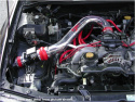 Subaru Impreza RS 2.5L 98-99 CAI Kalluftsintag Luftfilterkit / Sportluftfilter Svarta Injen