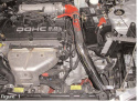 Mitsubishi Eclipse N/A (Ej Spyder) 95-98 Svart CAI Kalluftsintag Luftfilterkit / Sportluftfilter Injen
