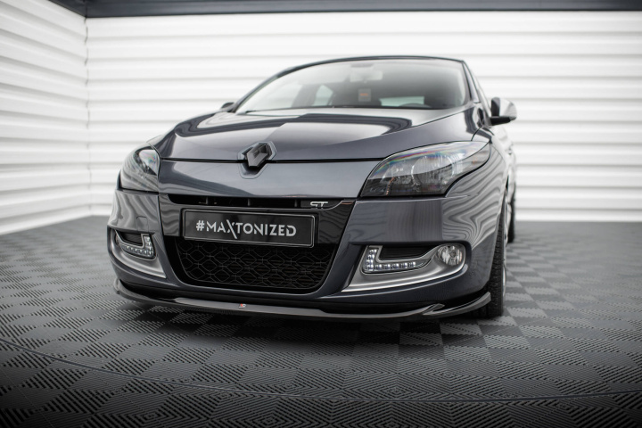 Renault Megane GT Mk3 Facelift 2012-2013 Frontsplitter V.2 Maxton Design i gruppen Välj bilmodell / Renault / Megane 08-16 / Styling hos DDESIGN Scandinavia AB (RE-ME-3-GT-FD2G)