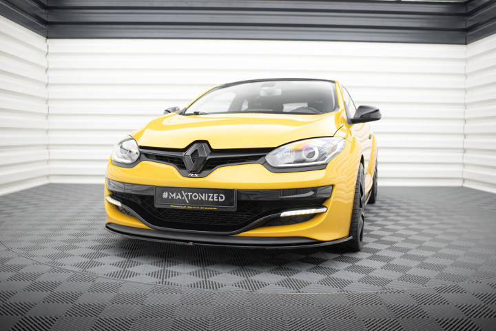 Renault Megane MK3 RS 2010 - 2015 Frontläpp / Frontsplitter V.1 Maxton Design i gruppen Välj bilmodell / Renault / Megane 08-16 / Styling hos DDESIGN Scandinavia AB (RE-ME-3-RS-FD1G)