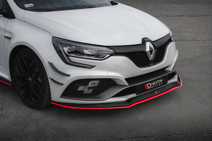 Renault Megane IV RS 2018+ Frontsplitter V.3 Maxton Design i gruppen Välj bilmodell / Renault / Megane 16+ hos DDESIGN Scandinavia AB (RE-ME-4-RS-FD2G-FD2RRED)
