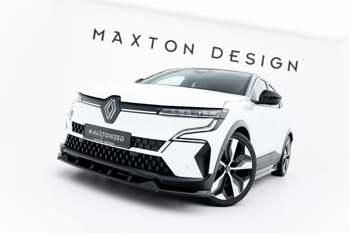 Renault Megane E-Tech Electric Mk1 2022- Frontsplitter Maxton Design i gruppen Välj bilmodell / Renault / Megane 16+ hos DDESIGN Scandinavia AB (RE-ME-ET-FD1G)