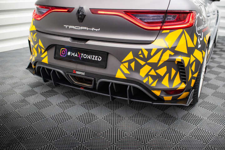 Renault Megane RS Mk4 2018-2020 Street Pro Bakre Diffuser Maxton Design i gruppen Välj bilmodell / Renault / Megane 16+ hos DDESIGN Scandinavia AB (REME4RSCNC-RS1BRB)