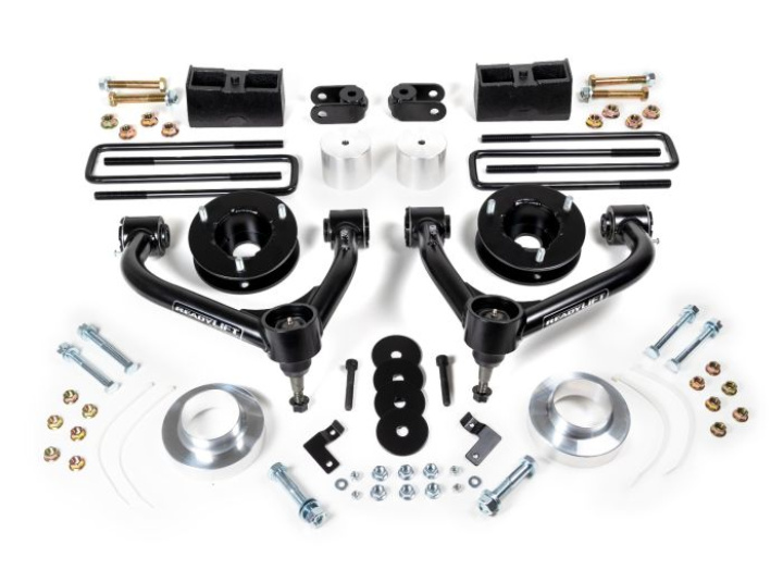 Chevrolet Silverado & GMC Sierra 1500 2019-2025 4\'\' Fram & 3.0\'\' Bakre SST Liftkit / Höjningskit - Cast Steel Övre Länkarm Readylift i gruppen Välj bilmodell / Chevrolet / Silverado 2019+ hos DDESIGN Scandinavia AB (RLT69-39400)
