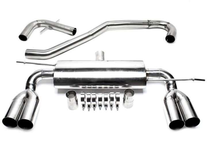 Audi / VW A3, Golf V, Golf Plus A3, Typ 8P, / Golf V, Typ 1K, / Golf Plus, Typ 1KP 2003-2013 Duplex Rostfritt Stål Racingavgassystem TA Technix i gruppen Välj bilmodell / Audi hos DDESIGN Scandinavia AB (RSG5ADE276S)