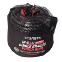 SaberPro Enkel-Flätat 30M Winch Rep (Svart)