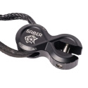 Saber 7075 Alloy Winch Schackel PRO - Svart