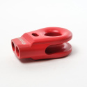 Saber 6061 Aluminium Spliced Winch Thimble / Vinch-ögla - Cerakote Röd & 9K Mjuk Schackel