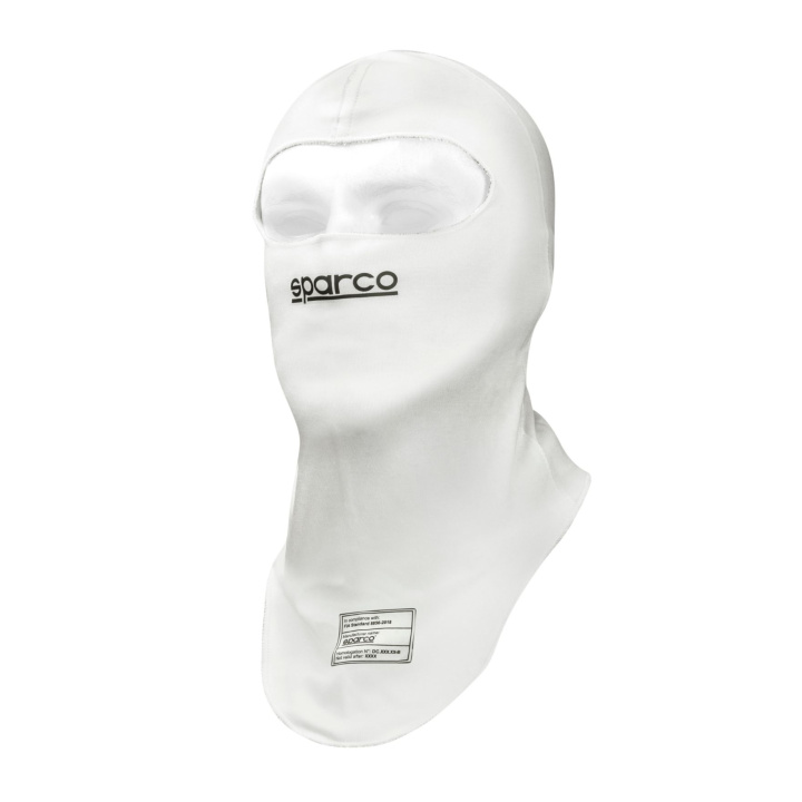 Sparco RW-4 R574 Balaklava One-size, Vit, FIA: 8856-2018 i gruppen Interiör / Motorsport / Personlig Utrustning / Underställ & balaklava för racing hos DDESIGN Scandinavia AB (SCO001487BI)