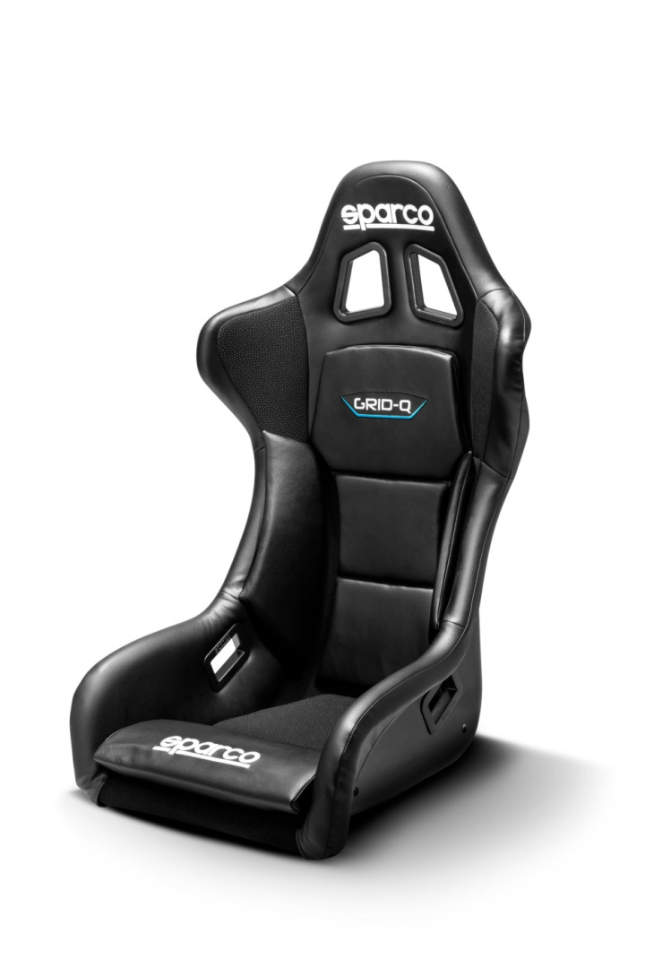 SCO008009RNRSKY Tävlingsstol GRID Q SKY Svart/Vinyl FIA 8855-1999 Sparco
