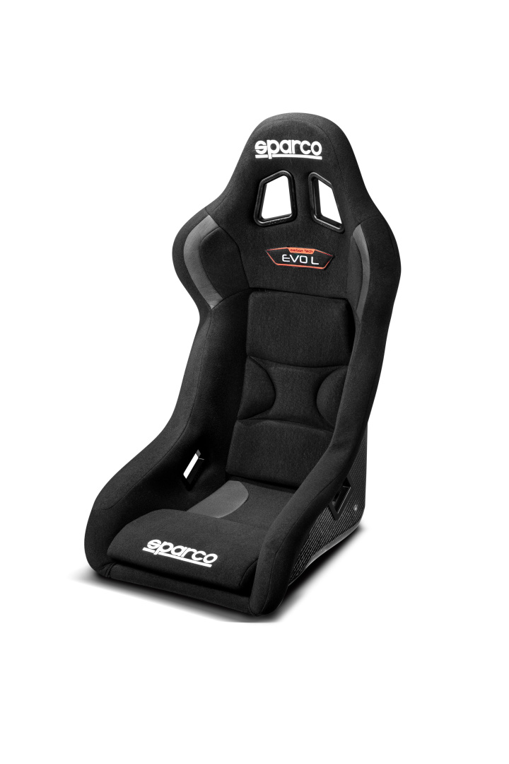 Sparco Gamma EVO L Carbon Racingstol Storlek: L, Svart, FIA: 8855-1999 i gruppen Interiör / Stolar & Bälten / Sportstolar & Racingstolar hos DDESIGN Scandinavia AB (SCO008013ZNR)