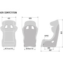 Sparco ADV Competition Racingstol Storlek: M/L, Svart, FIA: 8862-2009