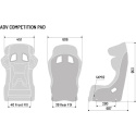 Sparco ADV Competition Pad Racingstol Storlek: M/L, Svart, FIA: 8862-2009
