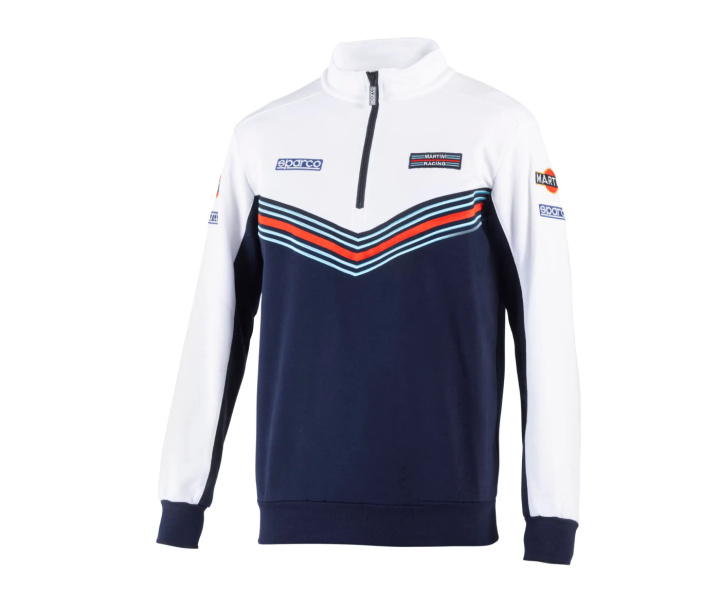 Sparco Martini Racing Half Zip Sweatshirt i gruppen Universala produkter / Lifestyle / Kläder & Accessoarer / Sparco Kläder & Reklamprylar hos DDESIGN Scandinavia AB (SCO013037MRBMBI)