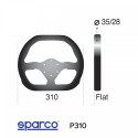 Sparco P310 310mm Mocka 3-ekrad