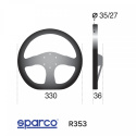 Sparco R353 330mm Mocka 3-ekrad