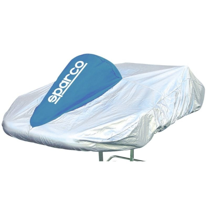 SCO02712 Kapell Silver/Blå För Gocart Sparco