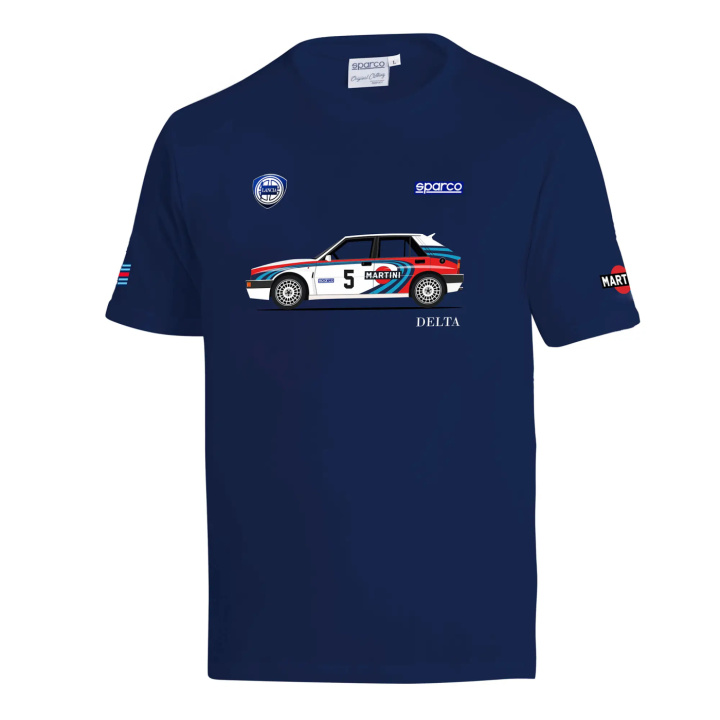 Sparco Martini Racing Lancia Delta T-Shirt i gruppen Universala produkter / Lifestyle / Kläder & Accessoarer / Sparco Kläder & Reklamprylar hos DDESIGN Scandinavia AB (SCOBML0090NDN02)