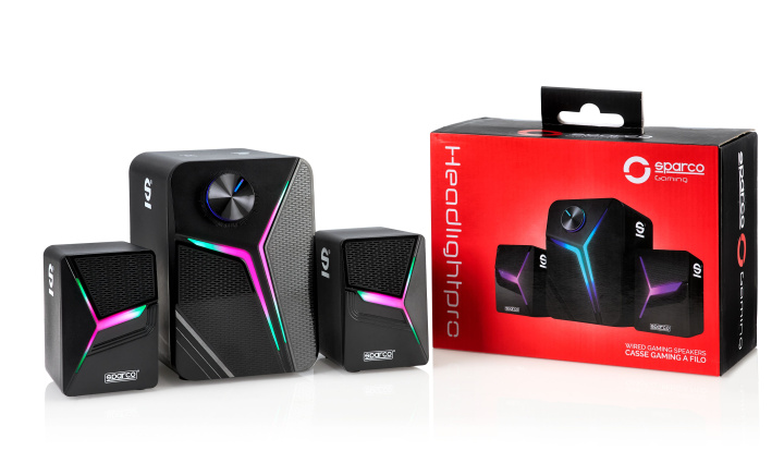 Sparco högtalare - Headlight Speakers Pro i gruppen Universala produkter / Lifestyle / Simracing, Gaming & Kontor / Tillbehör Racingsimulatorer hos DDESIGN Scandinavia AB (SCOMG0230044)