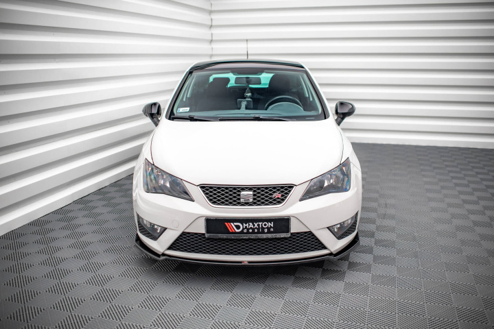 Seat Ibiza FR SC Mk4 Facelift 2012-2017 Frontsplitter V.1 Maxton Design i gruppen Välj bilmodell / Seat / Ibiza Mk4 (6J) 08-17 / Styling hos DDESIGN Scandinavia AB (SE-IB-4F-FR-SC-FD1G)