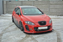 Seat Leon MK2 (MS Design) 2005-2009 Frontläpp / Frontsplitter V.1 Maxton Design