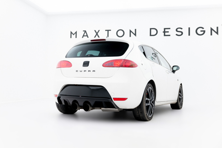 Seat Leon MK2 Cupra/ FR 2005-2012 Diffuser Maxton Design i gruppen Välj bilmodell / Seat / Leon Mk2 05-11 / Styling hos DDESIGN Scandinavia AB (SE-LE-2F-CU-RS1G)