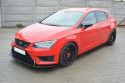 Seat Leon Cupra / FR MK3 2012-2016 Racing Frontsplitter V.1 Maxton Design
