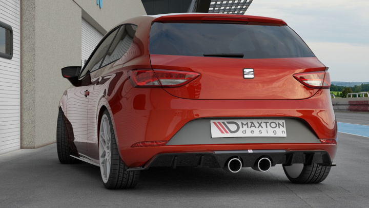 Seat Leon Cupra MK3 Facelift Hatchback 2017-2020 Diffuser V.2 Maxton Design i gruppen Välj bilmodell / Seat / Leon Mk3 12-20 / Styling hos DDESIGN Scandinavia AB (SE-LE-3F-CU-RS2G)