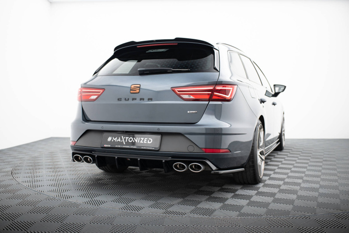 Seat Leon Cupra ST Mk3 Facelift 2017-2019 Diffuser V.3 Maxton Design i gruppen Välj bilmodell / Seat / Leon Mk3 12-20 / Styling hos DDESIGN Scandinavia AB (SE-LE-3F-CU-ST-RS2G-OO_OO)
