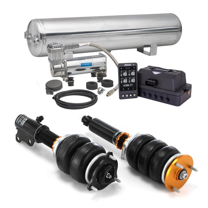 AUDI Q7 16+ Komplett Luftfjädring Inkl. Air Lift Performance ALP4 Styrsystem Air Force Suspensions i gruppen Universala produkter / Chassi / Luftfjädring / Modellanpassad Luftfjädring hos DDESIGN Scandinavia AB (SET-3P-AF-AU-30-STRUTS)