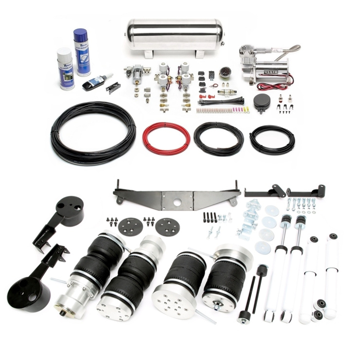 Mercedes Benz W123 / Coupe C123 / Kombi / T-Modell S123 1976 - 1985 Komplett Luftfjädring Inkl. Manuellt Styrsystem TA Technix i gruppen Universala produkter / Chassi / Luftfjädring / Modellanpassad Luftfjädring / Modellanpassade Luftfjädringskit - TA Technix hos DDESIGN Scandinavia AB (SET-LFMB09)