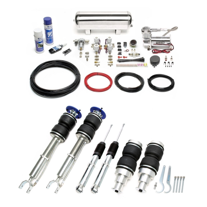 Mercedes Benz E-Klass W211 2002-2008 Komplett Luftfjädring Inkl. Manuellt Styrsystem TA Technix i gruppen Välj bilmodell / Mercedes Benz / E-Class 02-09 (W211) / Chassi / Fjädring hos DDESIGN Scandinavia AB (SET-LFMB13)