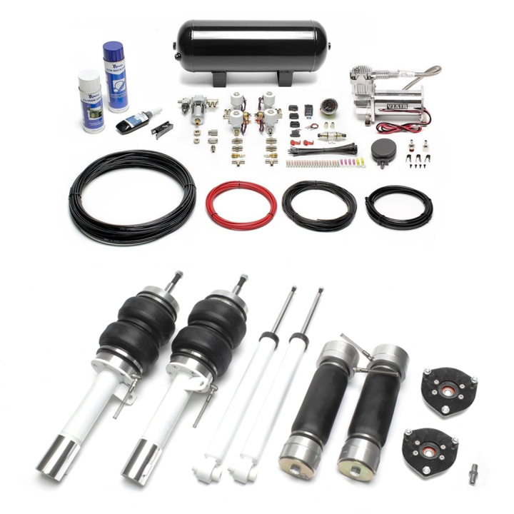 Audi A3 / TT / Leon / Octavia / Superb / Arteon / Golf MK7 / Passat (Inkl. 4WD-modeller) 2012+ Komplett Luftfjädring Inkl. Manuellt Styrsystem TA Technix i gruppen Välj bilmodell / VW / Golf 7 R 12-19 / Chassi / Luftfjädring hos DDESIGN Scandinavia AB (SET-LFVW07)