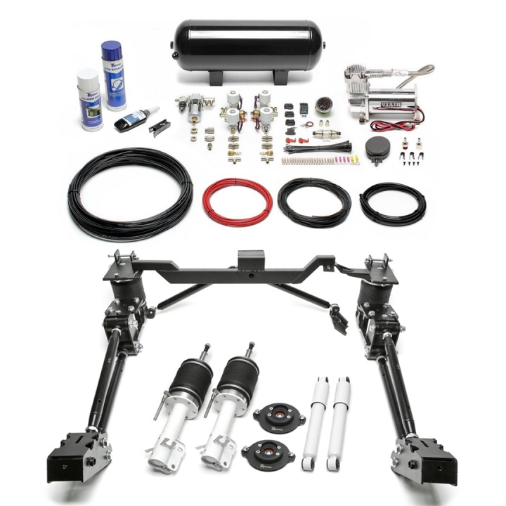 Volkswagen Caddy MK1 1979 - 1987 Komplett Luftfjädring Inkl. Manuellt Styrsystem TA Technix i gruppen Universala produkter / Chassi / Luftfjädring / Modellanpassad Luftfjädring / Modellanpassade Luftfjädringskit - TA Technix hos DDESIGN Scandinavia AB (SET-LFVW15)