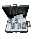 Låsmutter HR-VN-VE M14x1.5x34 Sfärisk Silver Längd 34mm Porsche 944 Porsche 993 Porsche 964 Porsche 928 Hylsa 19mm