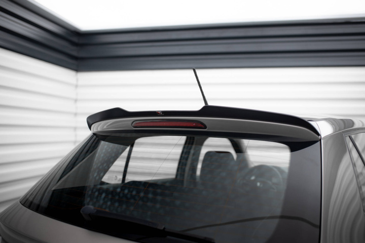Skoda Fabia Hatchback Mk3 2014-2019 Vingextension V.1 Maxton Design i gruppen Välj bilmodell / Skoda / Fabia Mk3 14+ hos DDESIGN Scandinavia AB (SK-FA-3-HB-CAP1G)