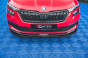 Skoda Kamiq 2019+ Frontläpp / Frontsplitter V.2 Maxton Design