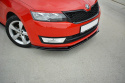 Skoda Rapid 2013-2019 Frontläpp / Frontsplitter V.2 Maxton Design